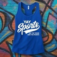Yay Sports Do The Thing Win The Points Swash White Gift Women's Tank Top thumb 3