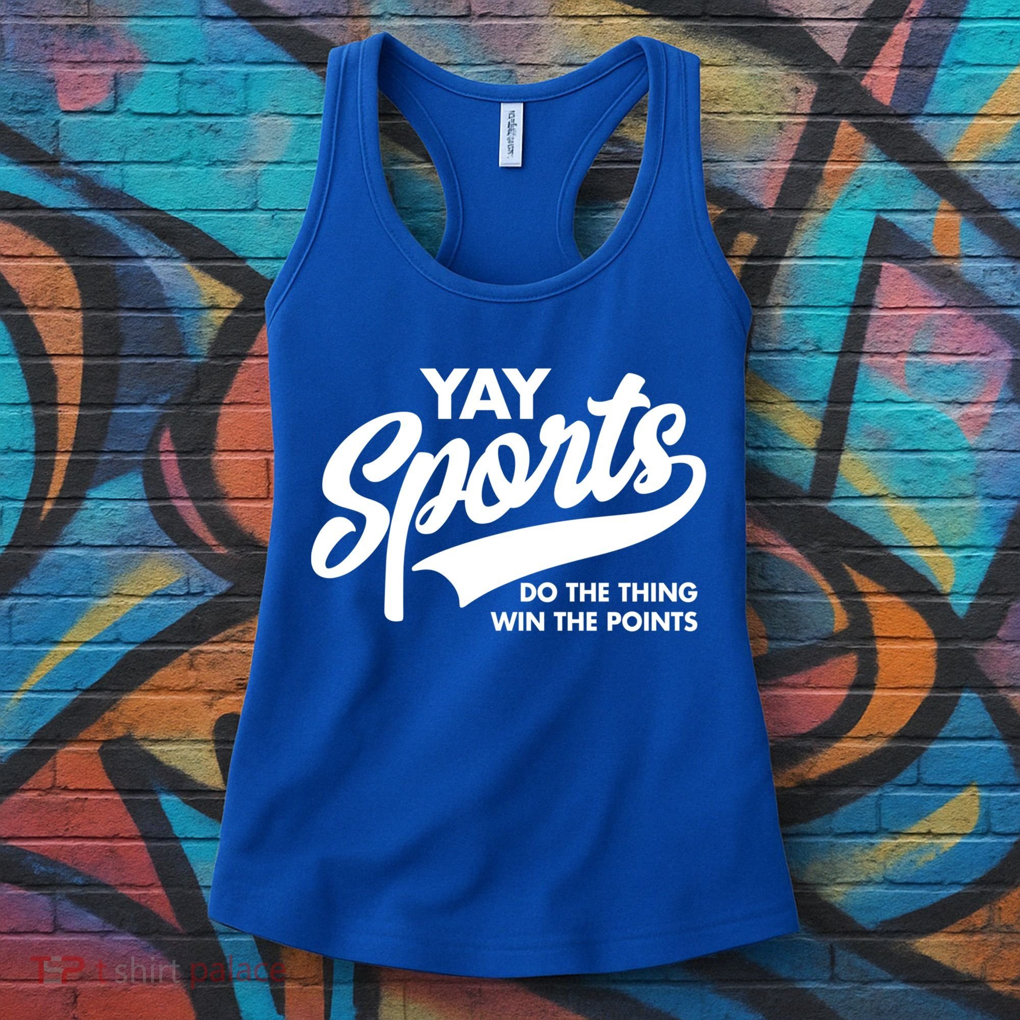 Yay Sports Do The Thing Win The Points Swash White Gift Women's Tank Top