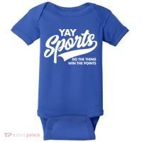 Yay Sports Do The Thing Win The Points Swash White Gift Baby Bodysuit thumb 0