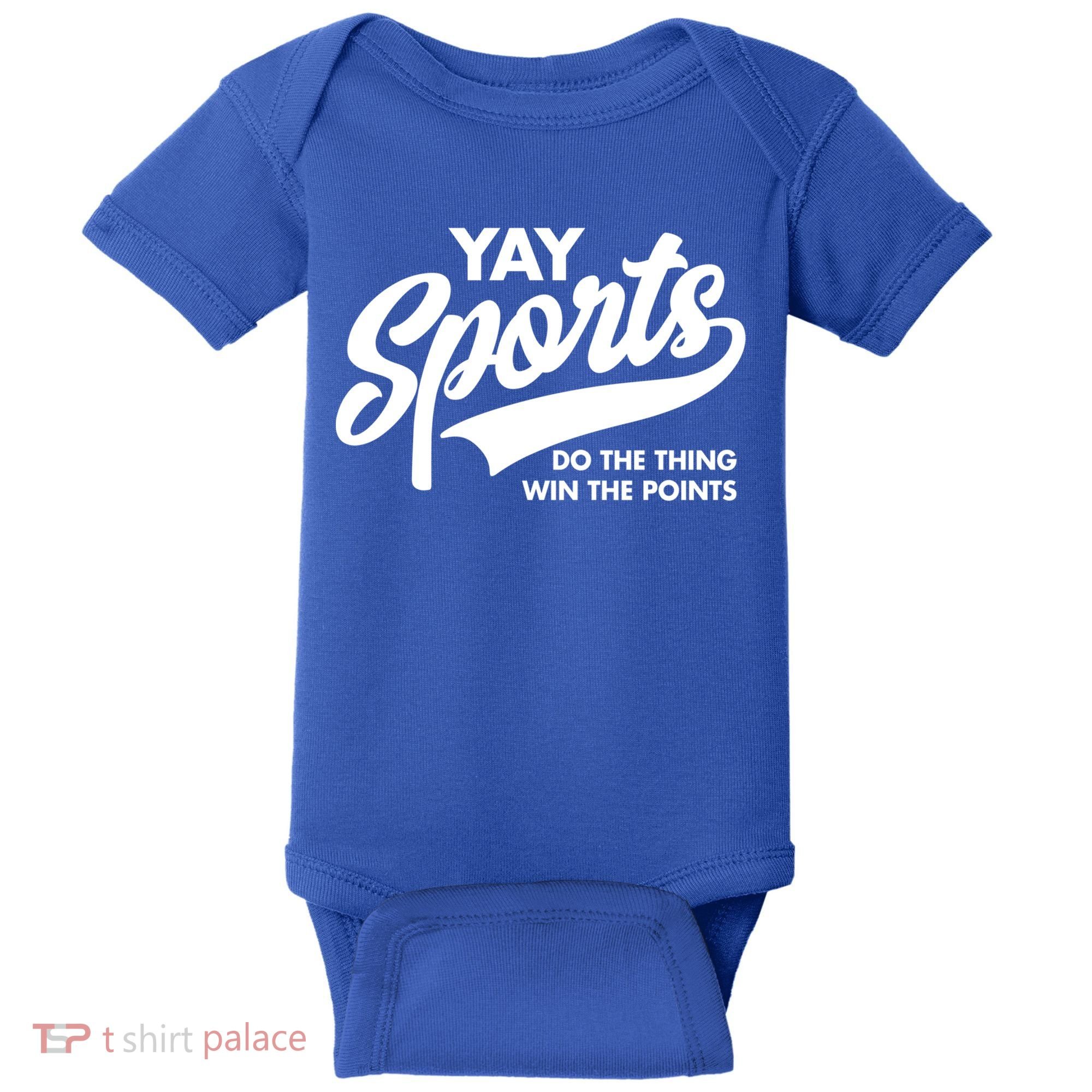 Yay Sports Do The Thing Win The Points Swash White Gift Baby Bodysuit