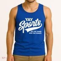 Yay Sports Do The Thing Win The Points Swash White Gift Tank Top thumb 3