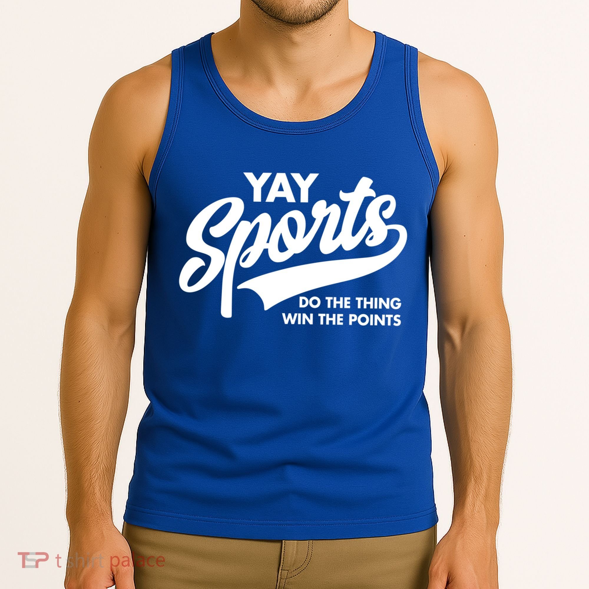 Yay Sports Do The Thing Win The Points Swash White Gift Tank Top