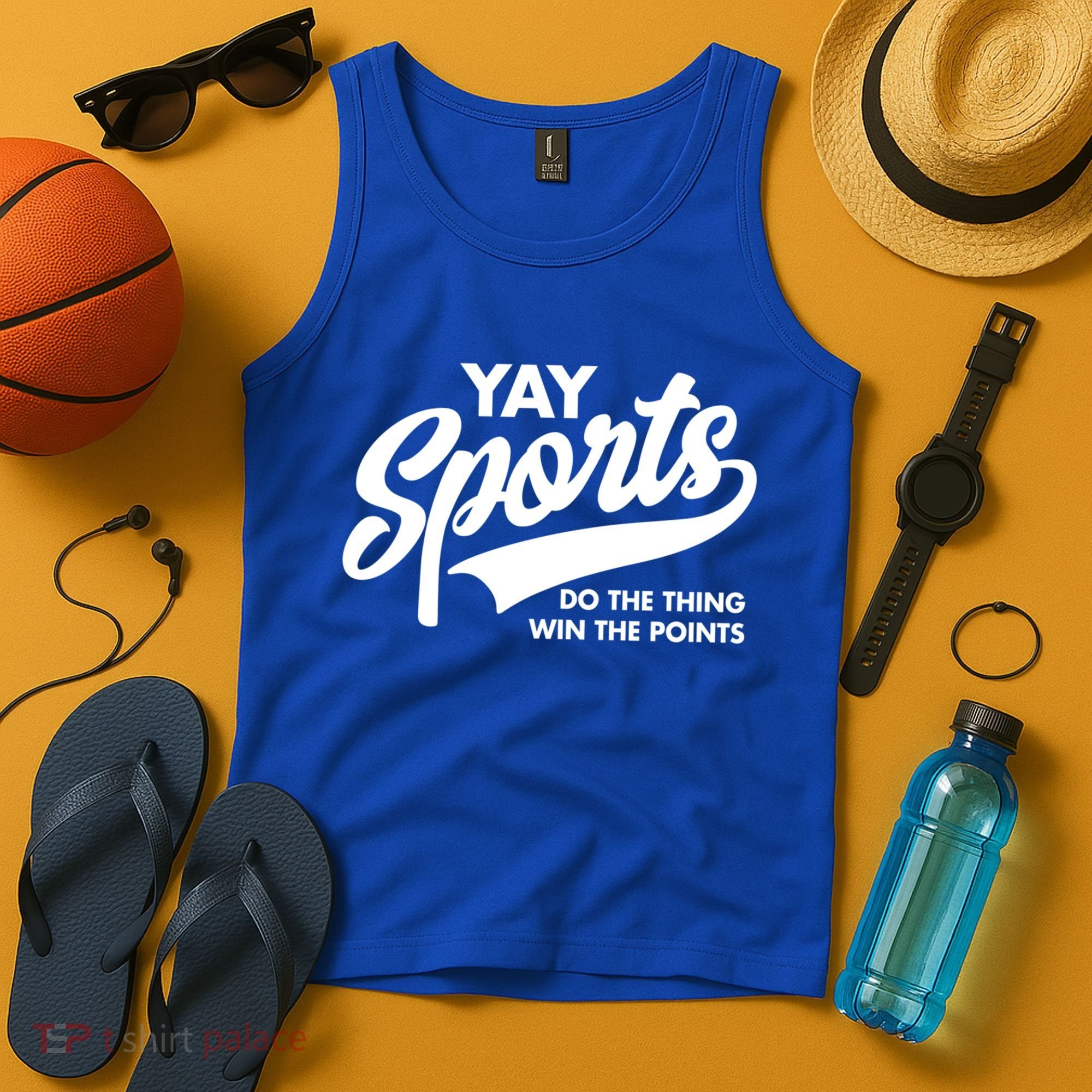 Yay Sports Do The Thing Win The Points Swash White Gift Tank Top
