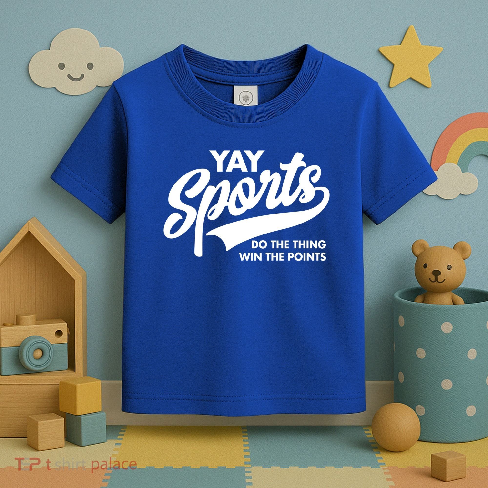 Yay Sports Do The Thing Win The Points Swash White Gift Toddler T-Shirt