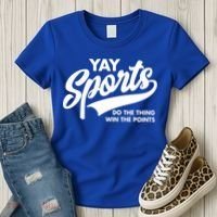 Yay Sports Do The Thing Win The Points Swash White Gift Women's T-Shirt thumb 3