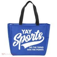Yay Sports Do The Thing Win The Points Swash White Gift Tote Bag thumb 0
