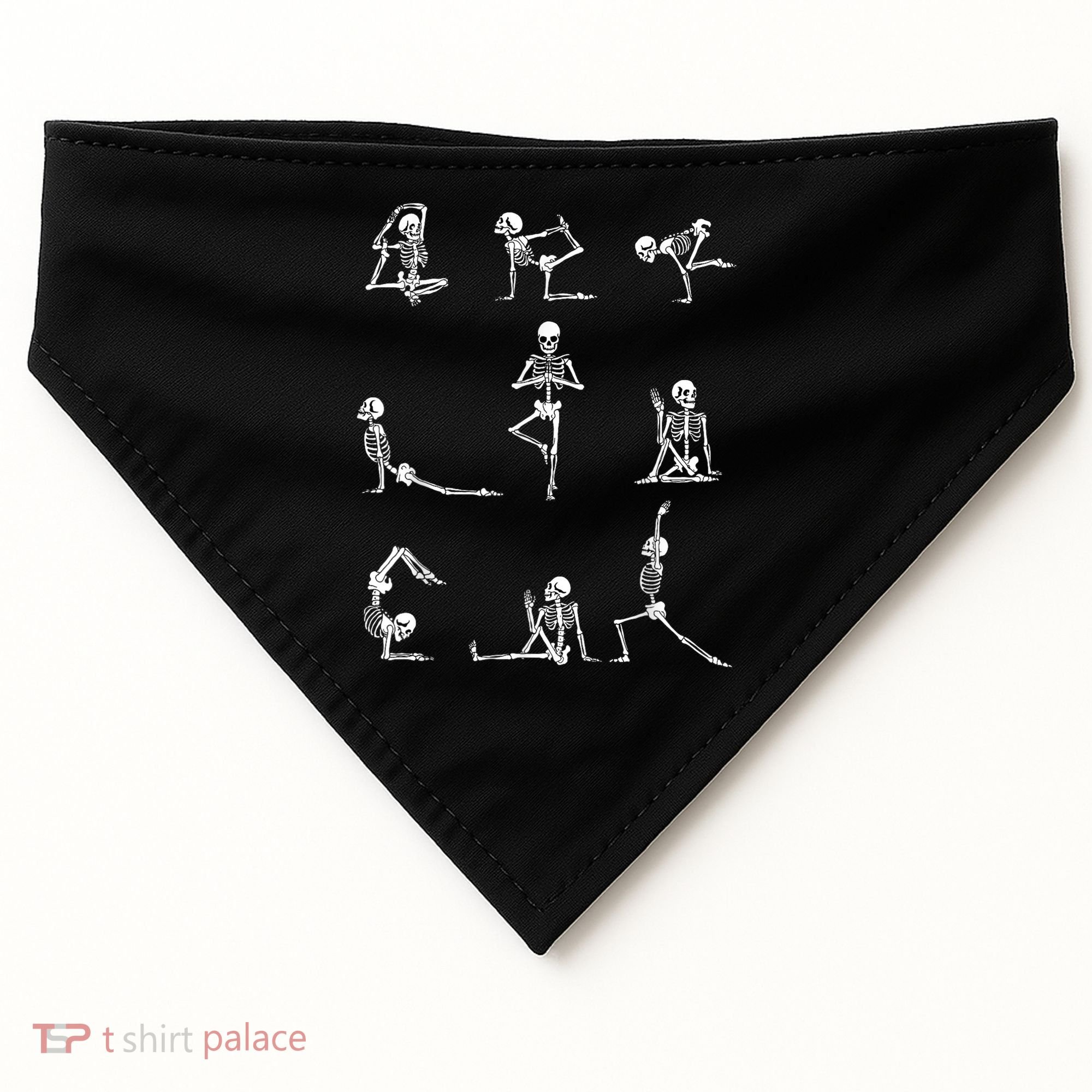 Yoga Skeleton For A Yoga Fan USA-Made Doggie Bandana