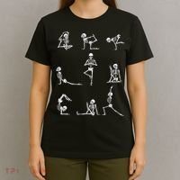 Yoga Skeleton For A Yoga Fan T-Shirt thumb 4