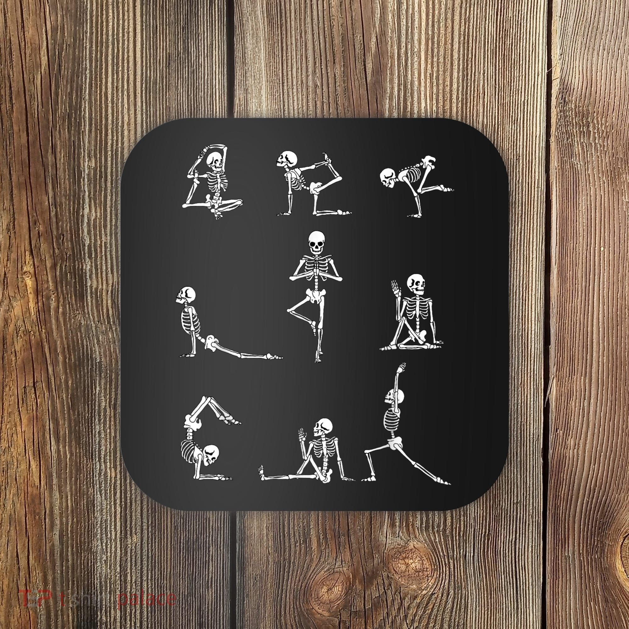 Yoga Skeleton For A Yoga Fan Coaster