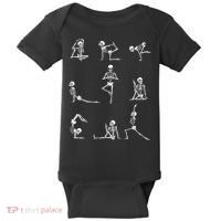Yoga Skeleton For A Yoga Fan Baby Bodysuit thumb 0