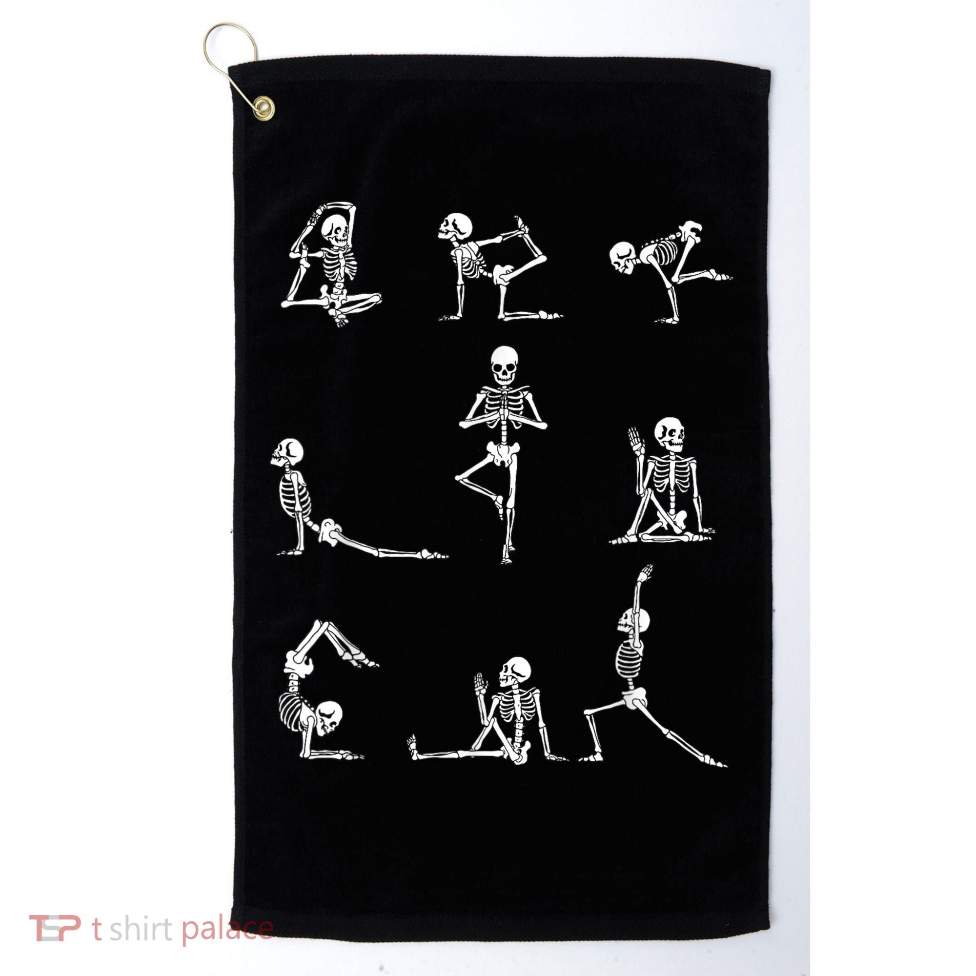 Yoga Skeleton For A Yoga Fan Golf Towel