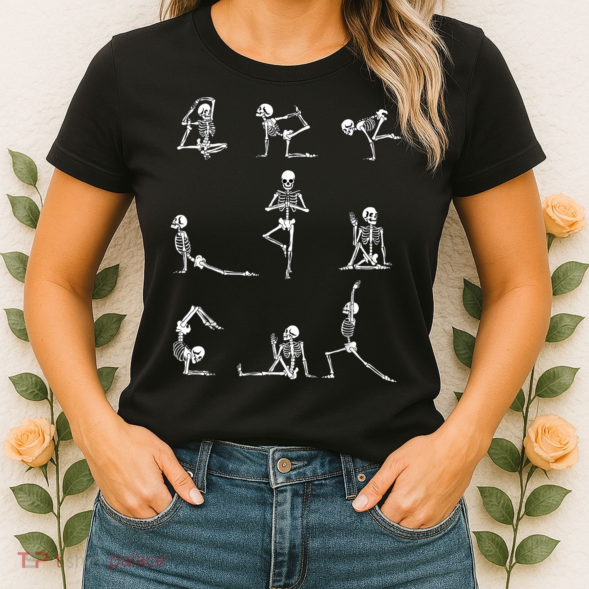 Yoga Skeleton For A Yoga Fan Women's T-Shirt