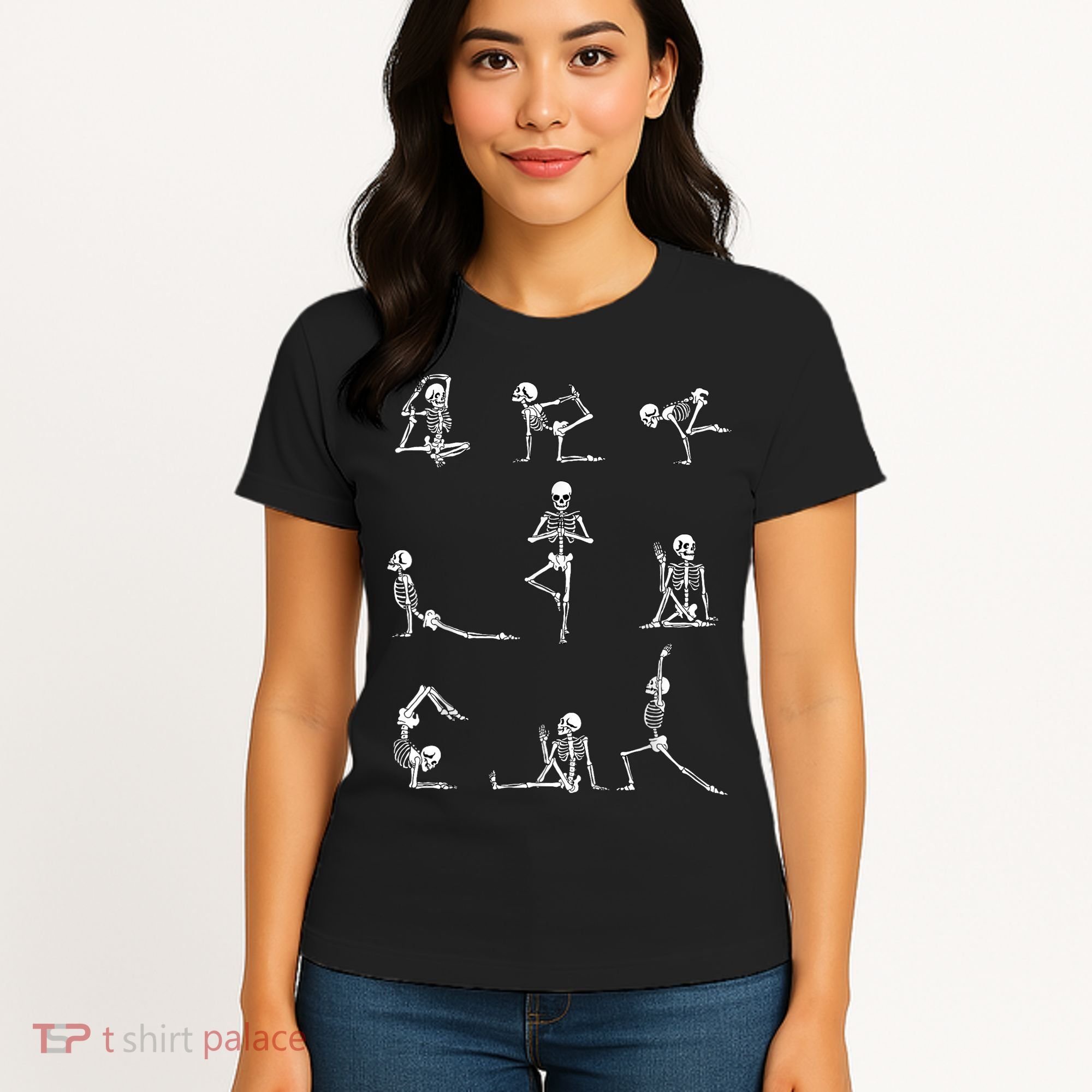 Yoga Skeleton For A Yoga Fan Women's T-Shirt