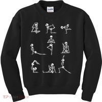 Yoga Skeleton For A Yoga Fan Kids Sweatshirt thumb 0
