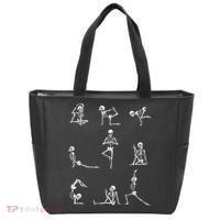Yoga Skeleton For A Yoga Fan Tote Bag thumb 0