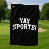 Yay Sports! Funny Sports Gift Golf Towel thumb 1