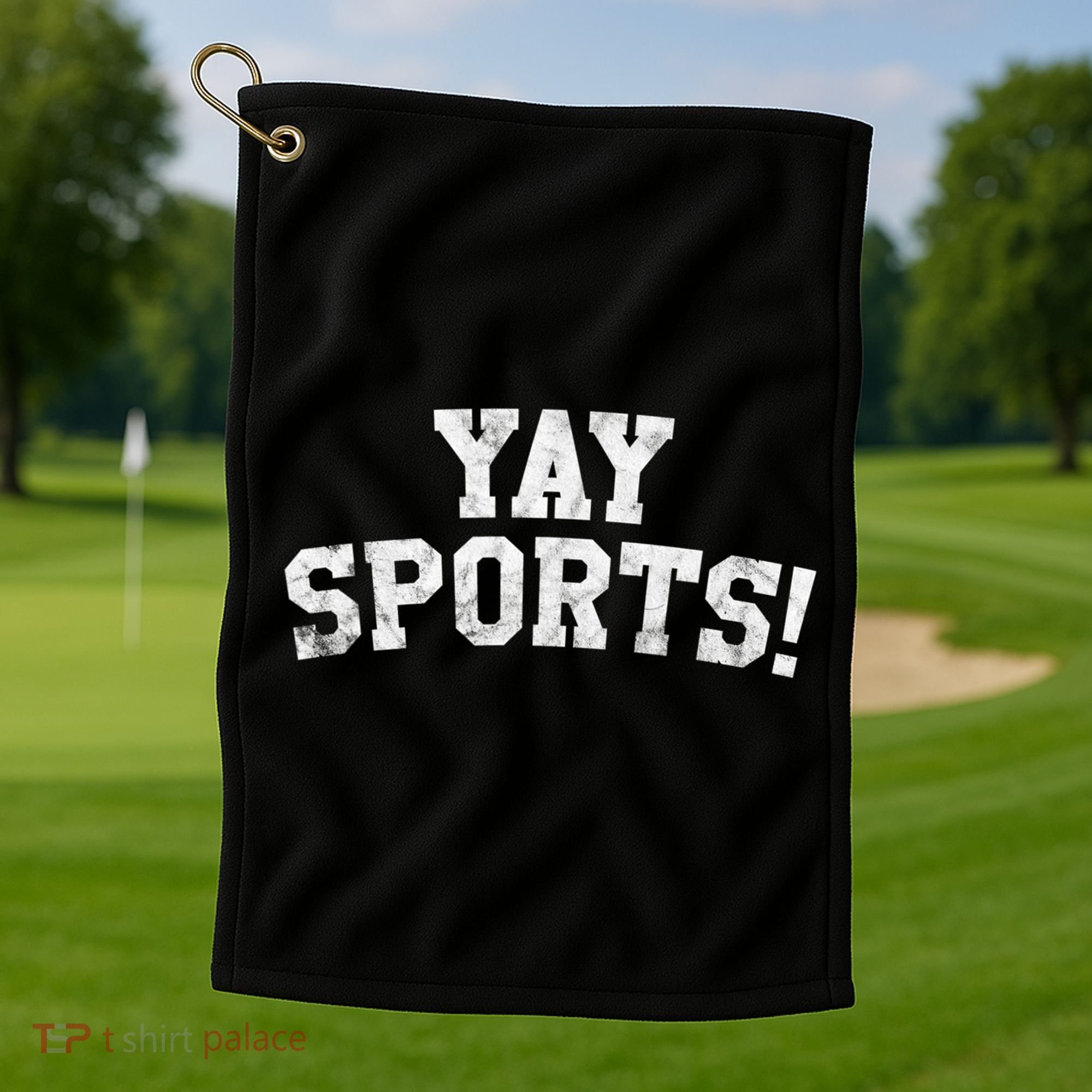 Yay Sports! Funny Sports Gift Golf Towel