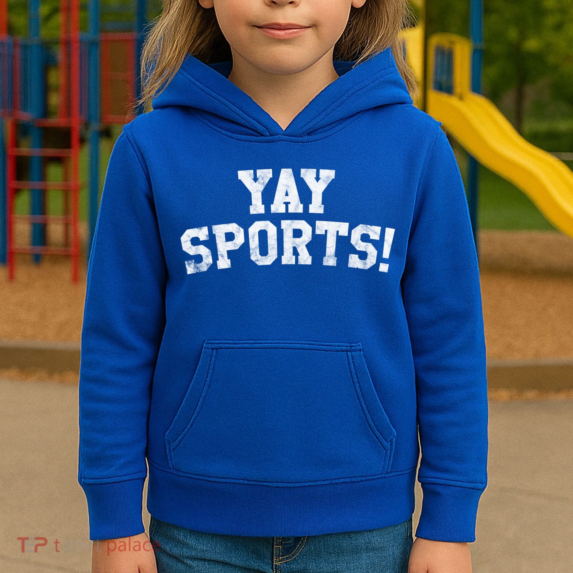 Yay Sports! Funny Sports Gift Kids Hoodie