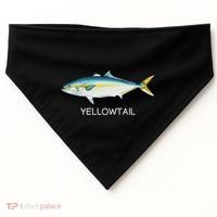 Yellowtail Saltwater Game Fish USA-Made Doggie Bandana thumb 0
