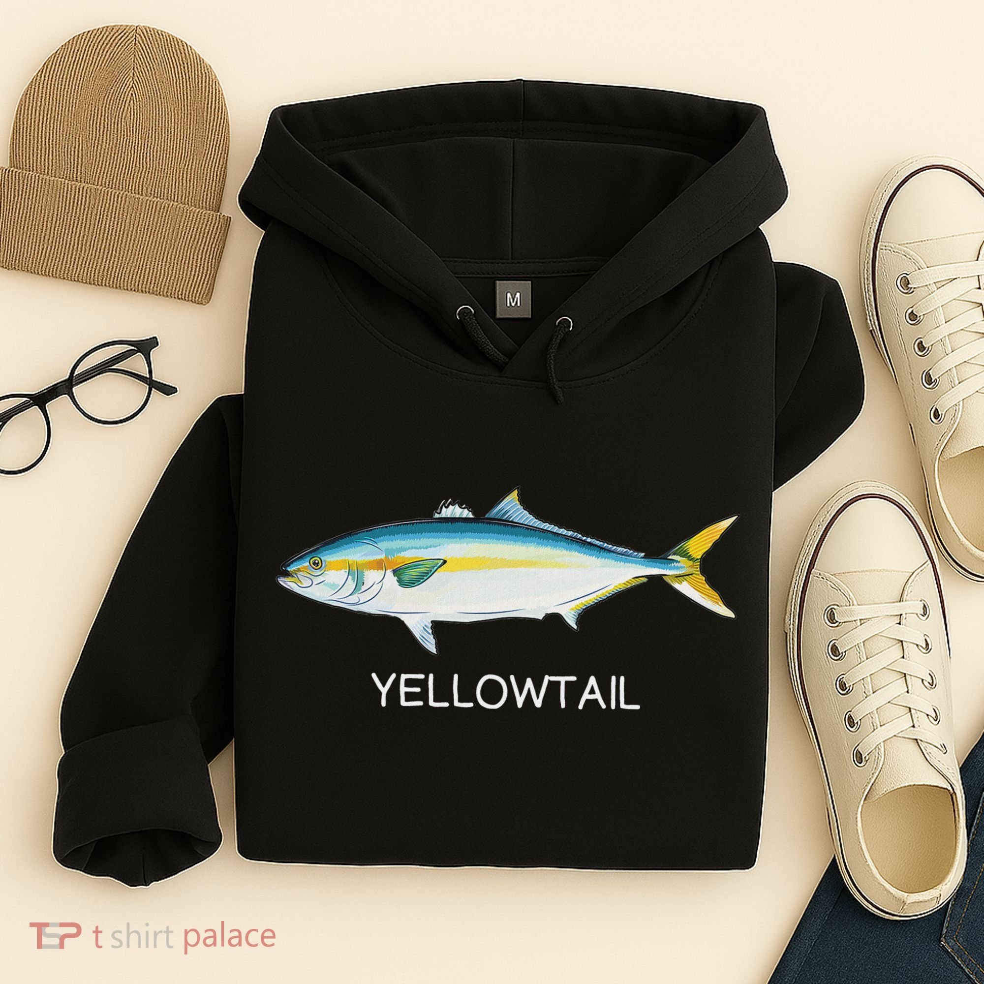 Yellowtail Saltwater Game Fish Hoodie