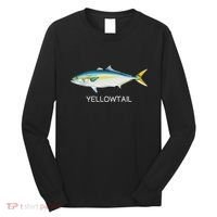 Yellowtail Saltwater Game Fish Long Sleeve Shirt thumb 0