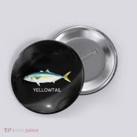 Yellowtail Saltwater Game Fish Button thumb 0