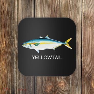 Yellowtail Saltwater Game Fish Coaster