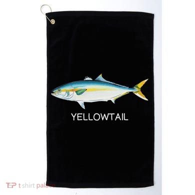 Yellowtail Saltwater Game Fish Golf Towel
