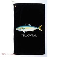 Yellowtail Saltwater Game Fish Golf Towel thumb 0