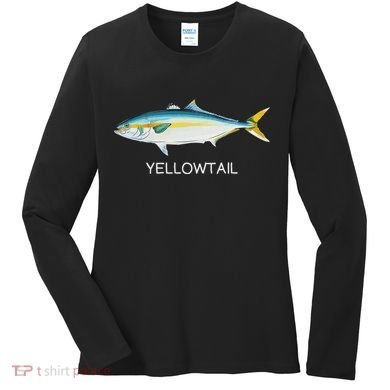 Yellowtail Saltwater Game Fish Women's Long Sleeve Shirt