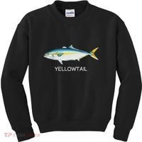 Yellowtail Saltwater Game Fish Kids Sweatshirt thumb 0