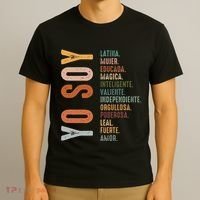 Yo Soy Hispanic Mujer Latina Camisa De Latina Chingona T-Shirt thumb 3