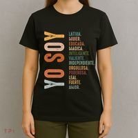 Yo Soy Hispanic Mujer Latina Camisa De Latina Chingona T-Shirt thumb 4
