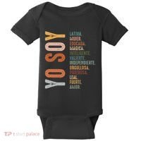 Yo Soy Hispanic Mujer Latina Camisa De Latina Chingona Baby Bodysuit thumb 0