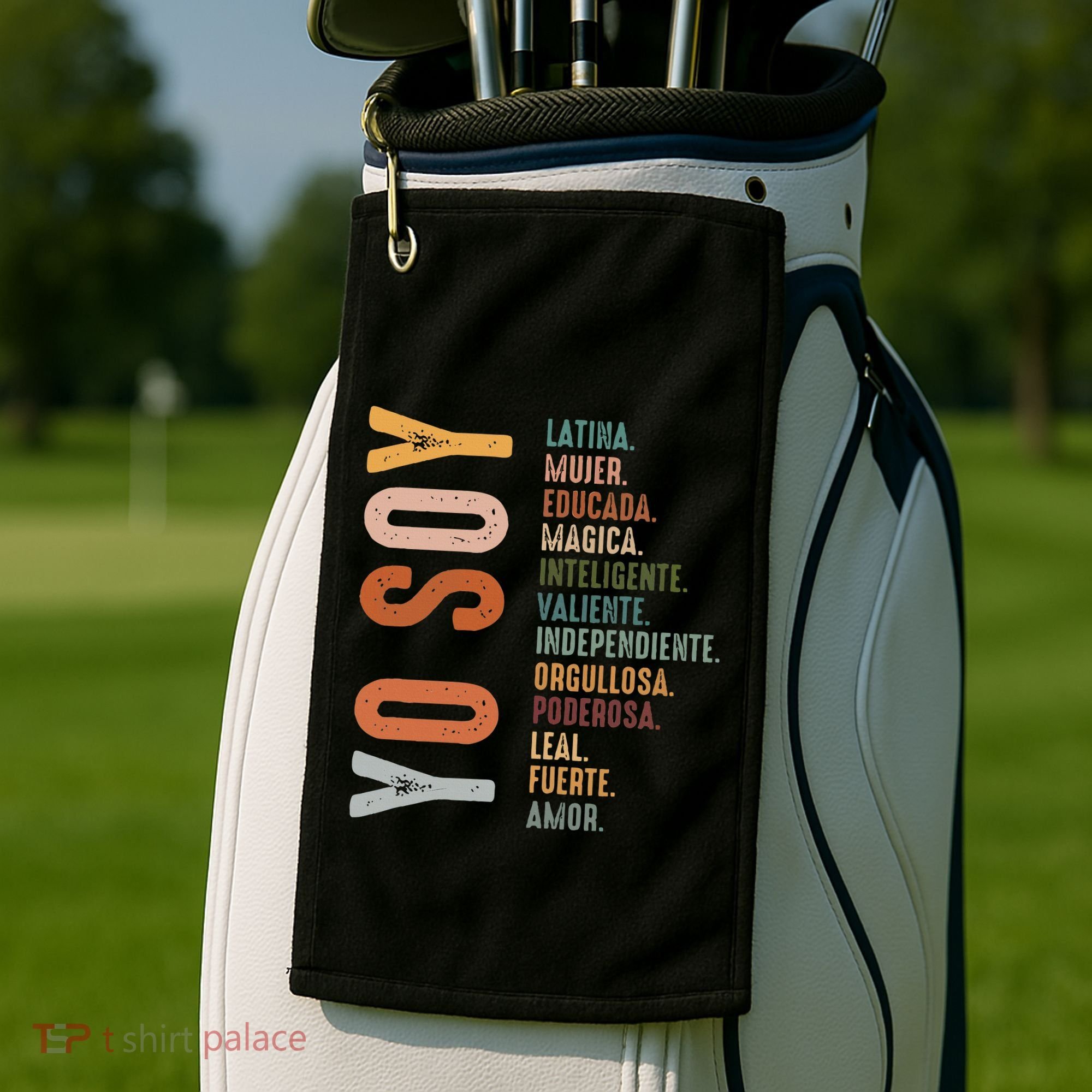 Yo Soy Hispanic Mujer Latina Camisa De Latina Chingona Golf Towel