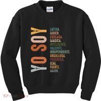Yo Soy Hispanic Mujer Latina Camisa De Latina Chingona Kids Sweatshirt thumb 0