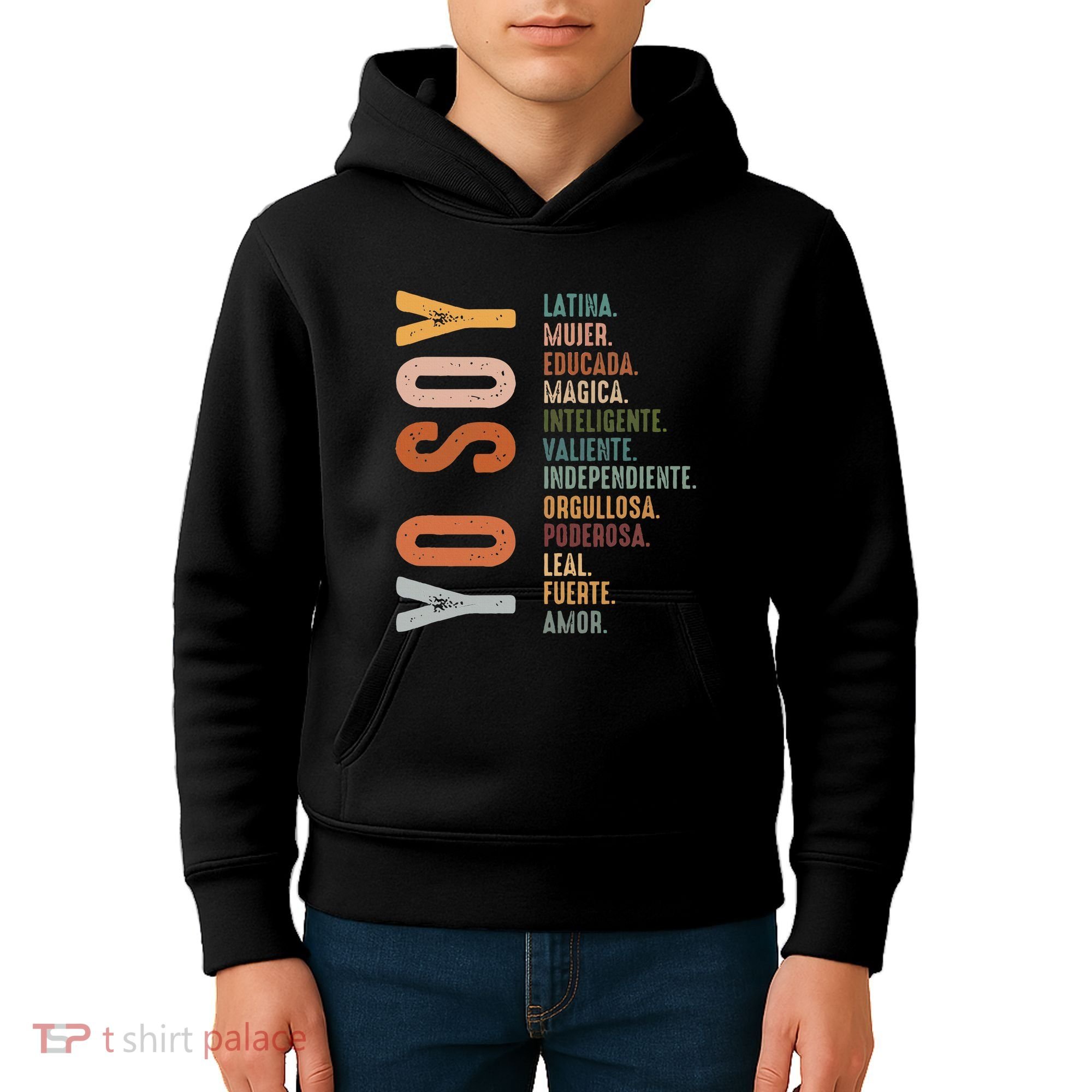 Yo Soy Hispanic Mujer Latina Camisa De Latina Chingona Kids Hoodie
