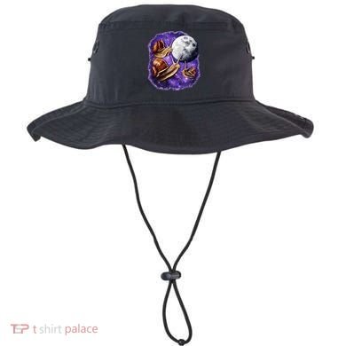 Yearning Snails In Space Moon Bucket Hat