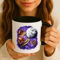 Yearning Snails In Space Moon Coffee Mug thumb 3