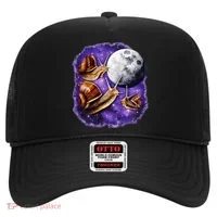 Yearning Snails In Space Moon Hat thumb 0