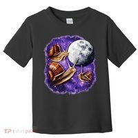 Yearning Snails In Space Moon Toddler T-Shirt thumb 0