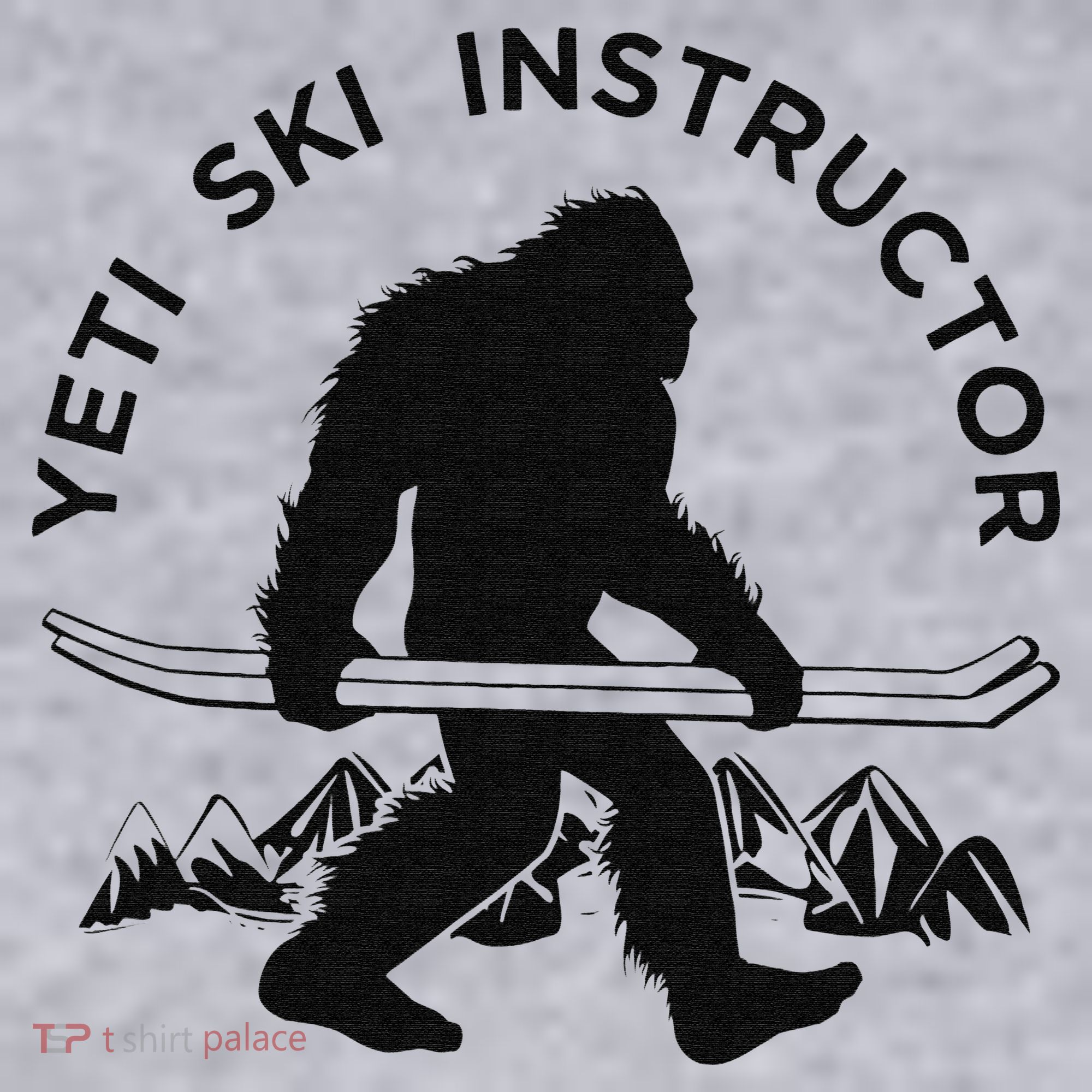 Yeti Ski Instructor Mountain Ape Snowman Skiin Women's Sweatshirt