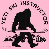 Yeti Ski Instructor Mountain Ape Snowman Skiin Coaster thumb 2