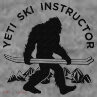 Yeti Ski Instructor Mountain Ape Snowman Skiin Toddler Hoodie thumb 2