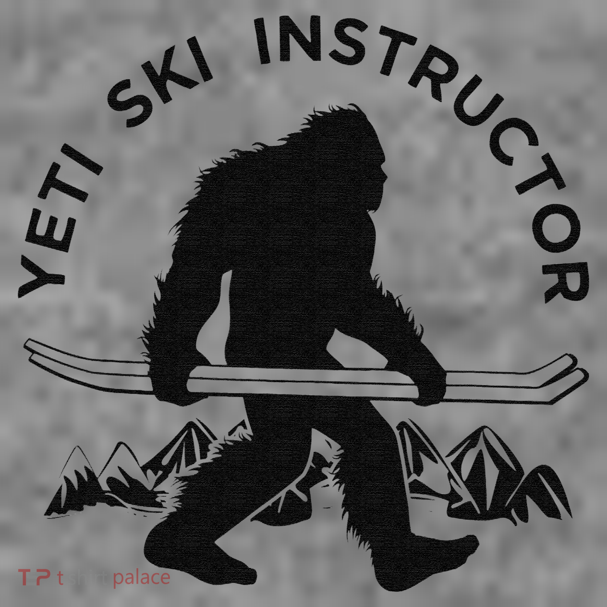 Yeti Ski Instructor Mountain Ape Snowman Skiin Toddler Hoodie