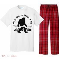 Yeti Ski Instructor Mountain Ape Snowman Skiin Pajama Set thumb 0