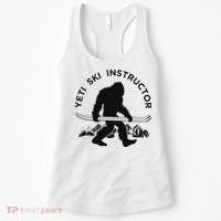 Yeti Ski Instructor Mountain Ape Snowman Skiin Women's Tank Top thumb 0