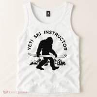 Yeti Ski Instructor Mountain Ape Snowman Skiin Tank Top thumb 2