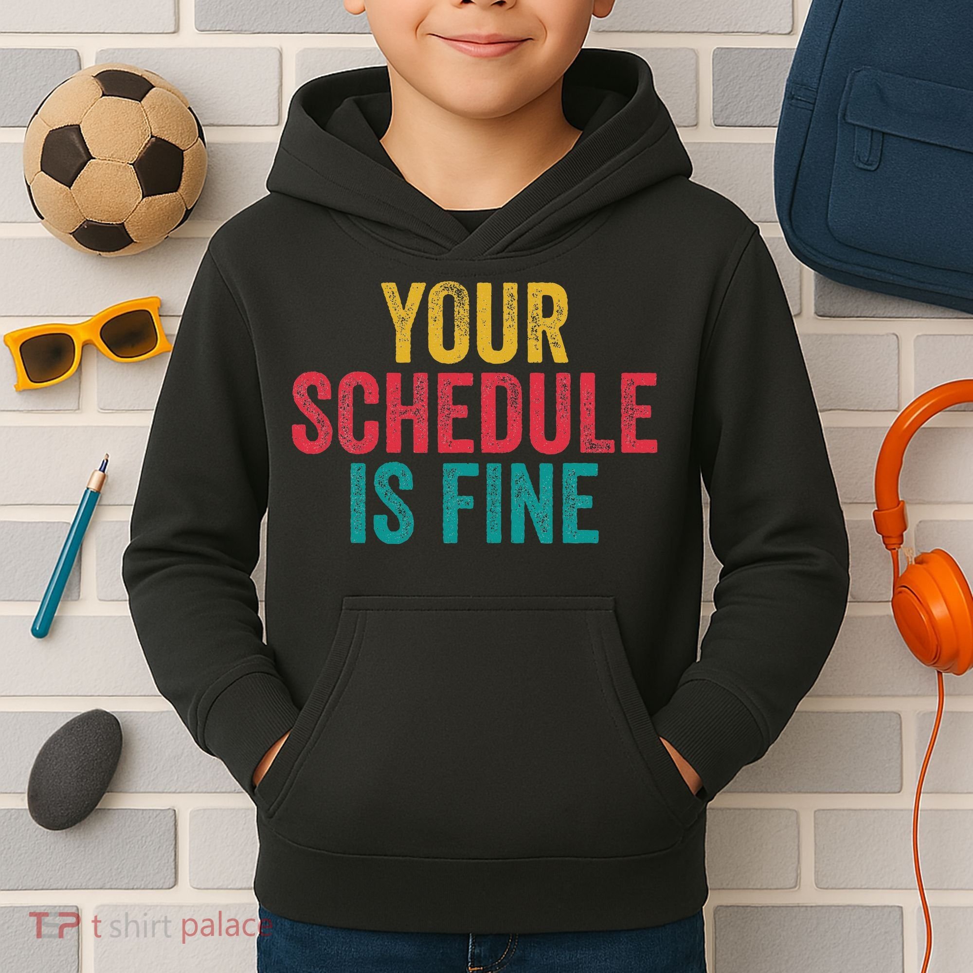 Your Schedule Is Fine School Counselor First Day Of School Kids Hoodie
