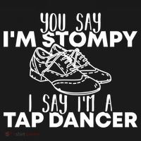 You Say I’m Stompy I Say I’m A Tap Dancer Tap Dance Day Cute Gift Women's Hoodie thumb 2